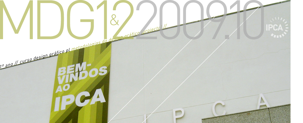 IPCA // BLOG.MDG // 2009.10